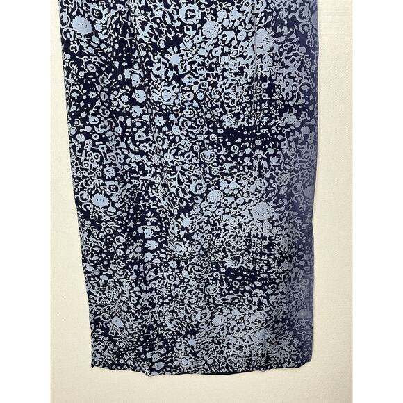 Women’s Cotton Blend Straight Midi Skirt Size 14 Multicolored Ombré Career - Picture 3 of 15